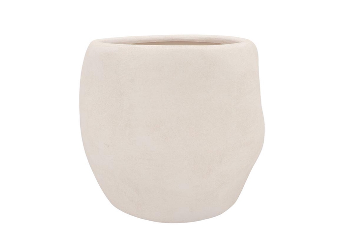 <h4>Lisboa White Pot 24x24x23cm</h4>