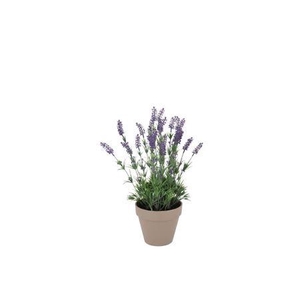 Silk Lavender Purple Pot Terra S 15x15x20cm