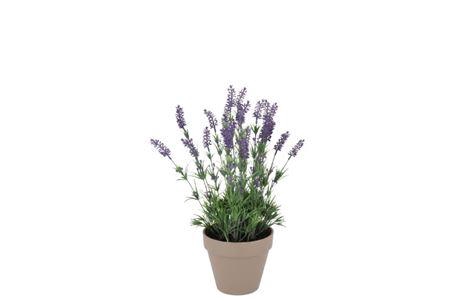 <h4>Silk Lavender Purple Pot Terra S 15x15x20cm</h4>