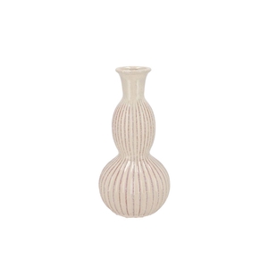 Suze White Vase Curves 16x16x31cm