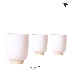 Kolibri home Glazed white