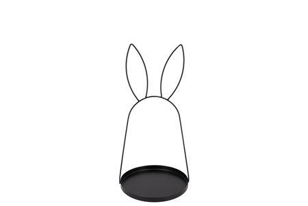 <h4>Rabbit Metal Ear Stand With Coaster 40x18cm Nm</h4>