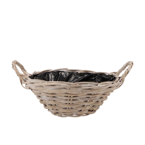 Rattan Bowl +ears D35xh14cm Nm