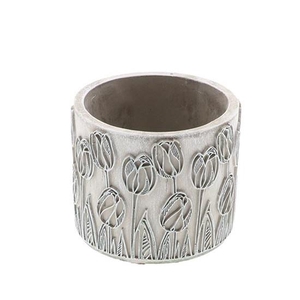 Ceramics Tulip pot d15*13.5cm