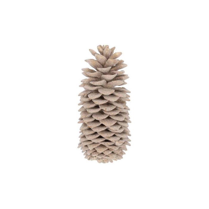 <h4>Pinecone Sugar Wax Sugared Slv L35</h4>