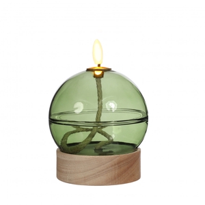 Candle LED oil lamp d10*13.5cm