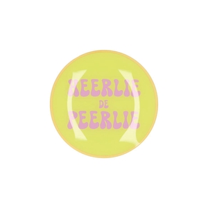 Plate Round Heerlie De Peerlie 18x18x2cm