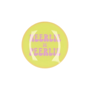 Plate Round Heerlie De Peerlie 18x18x2cm