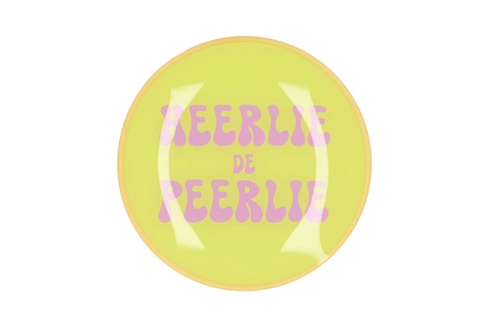 <h4>Plate Round Heerlie De Peerlie 18x18x2cm</h4>