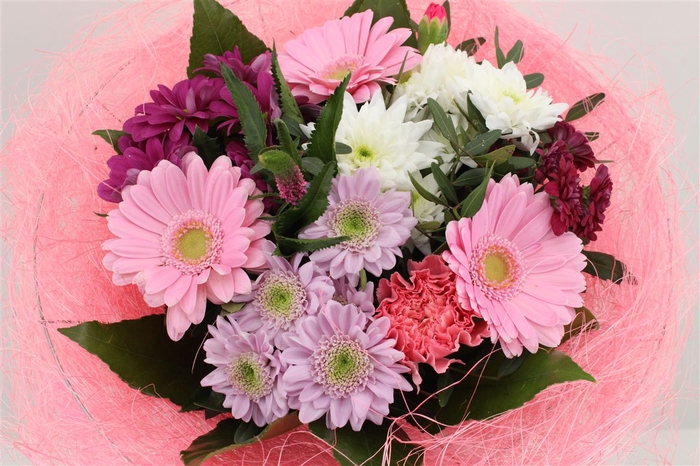 Boeket Sisal Roze