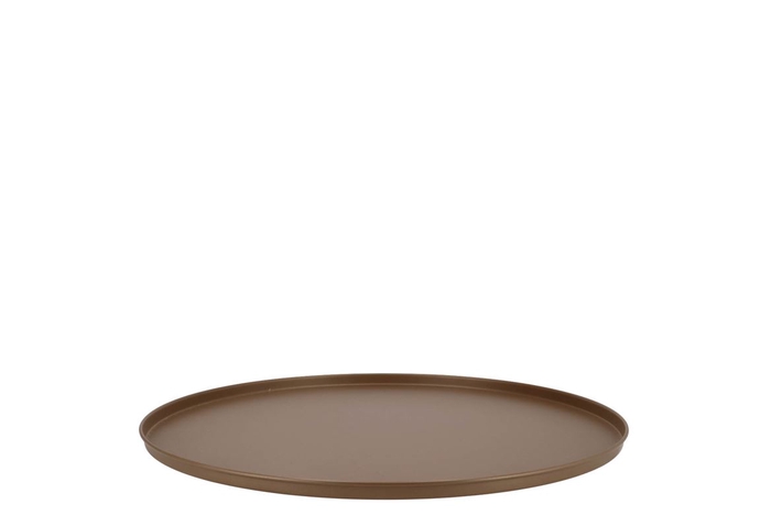 <h4>Coaster Matt Gold Tray Metal 36x36x2cm</h4>