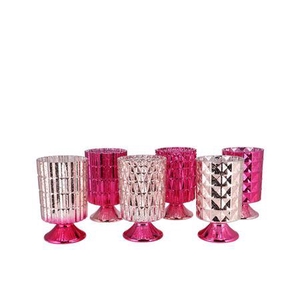 Jazz Jolly Fuchsia T-light On Foot Ass 10x17cm