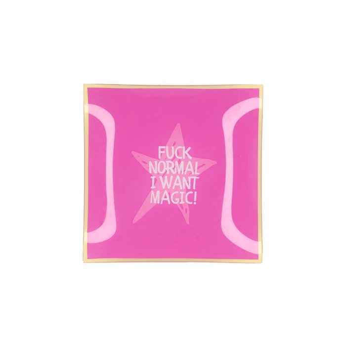 <h4>Plate Square Fuck Normal 18x18x2cm</h4>