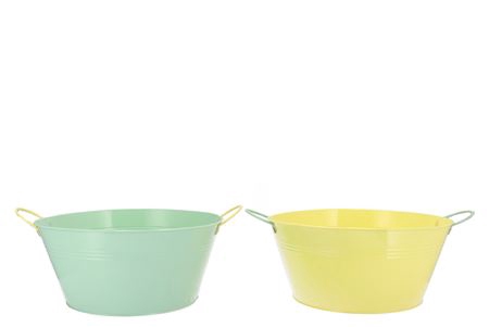 <h4>Zinc Basic Pastel Green/yellow Ears Bowl 30x14cm</h4>
