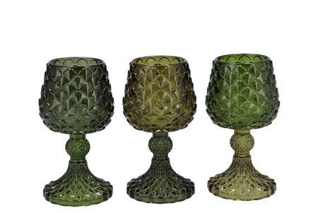 <h4>Jazz Majestic Green T-light Pinecone Ass 9x16cm</h4>