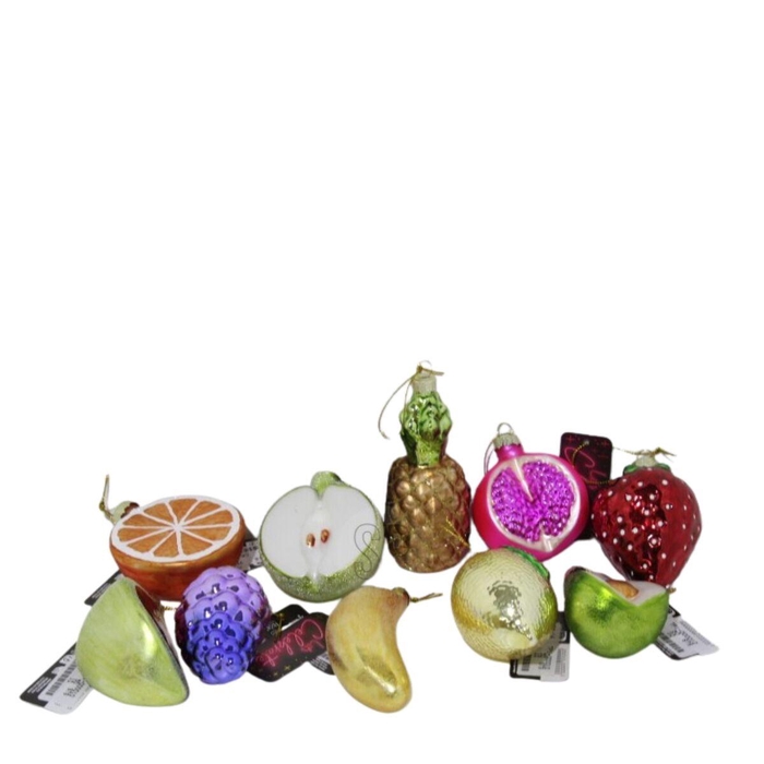 <h4>Kerstbal Fruit 9cm ass.</h4>
