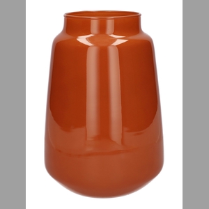 DF02-666006300 - Vase Rosie d10.4/17xh24.2 brown/terra milky