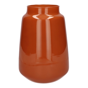 DF02-666006300 - Vase Rosie d10.4/17xh24.2 brown/terra milky