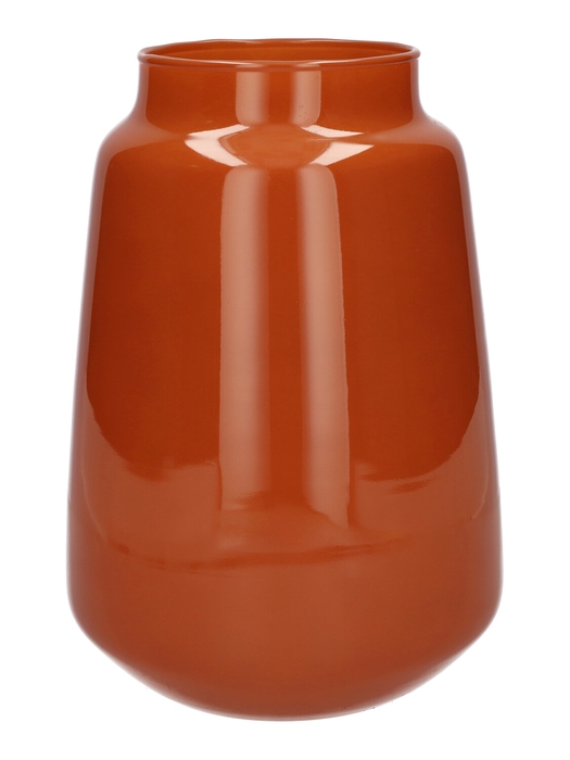 <h4>DF02-666006300 - Vase Rosie d10.4/17xh24.2 brown/terra milky</h4>