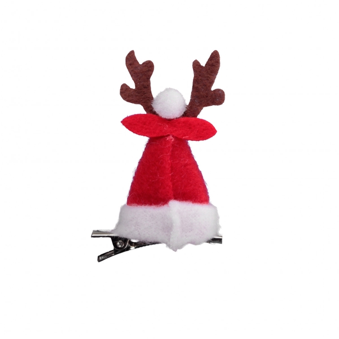 Kerst Deco clip kerstmuts 6cm x8