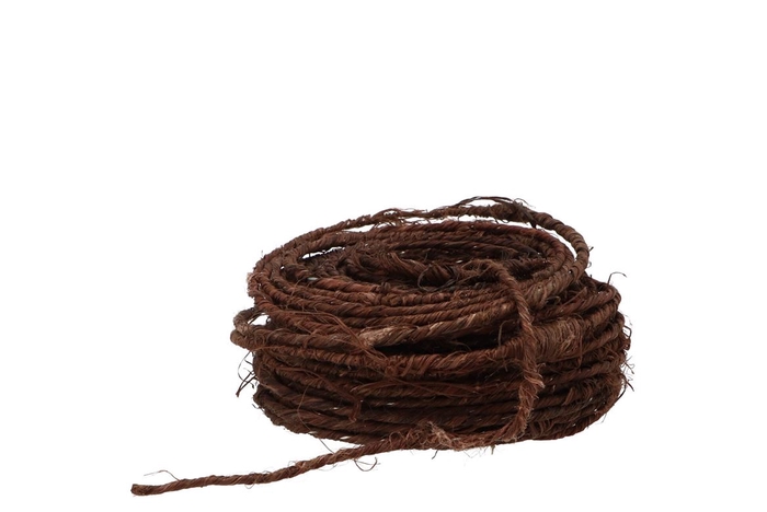 <h4>Ribbon Rope Wire Brown A 21 Meter</h4>