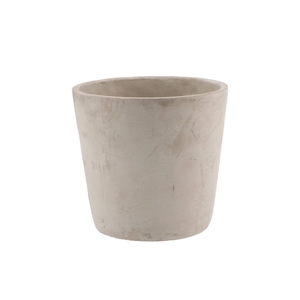 Concrete Pot Round Grey 17x16cm