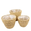 Basket sets Manatee Grass S/3 d33*25cm