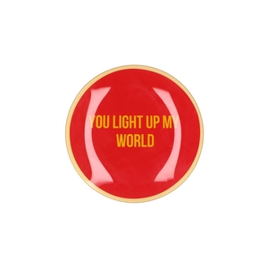 Plate Round You Light Up 18x18x2cm