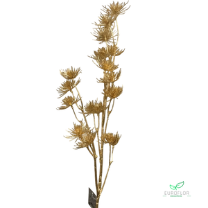 SILK FLOWERS - JAPANESE PINE SPRAY GOLD 78CM