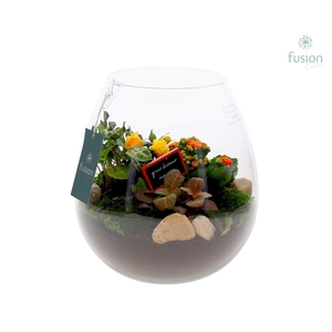 Green Bottle Abby Large Grootmoederdag met arrangement