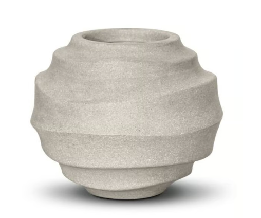 <h4>VASO WAVE OVAL 19 GRANITO</h4>
