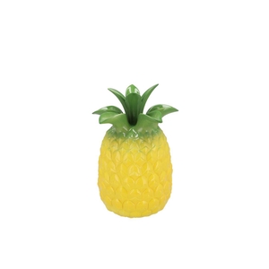 Pineapple Tropical Yellow Vase 14x14x18cm Nm
