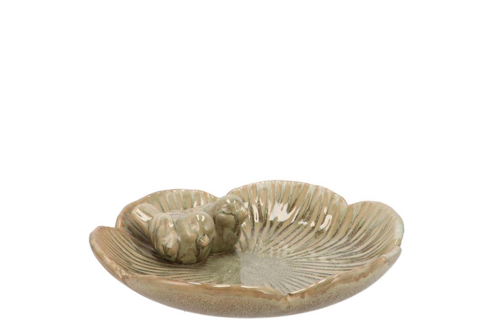 Sifan Green Plate Bird 20x20x6cm