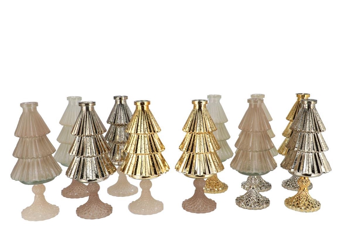 Jazz Cozy Sand Vase X-mas Tree Ass 11x25cm Nm