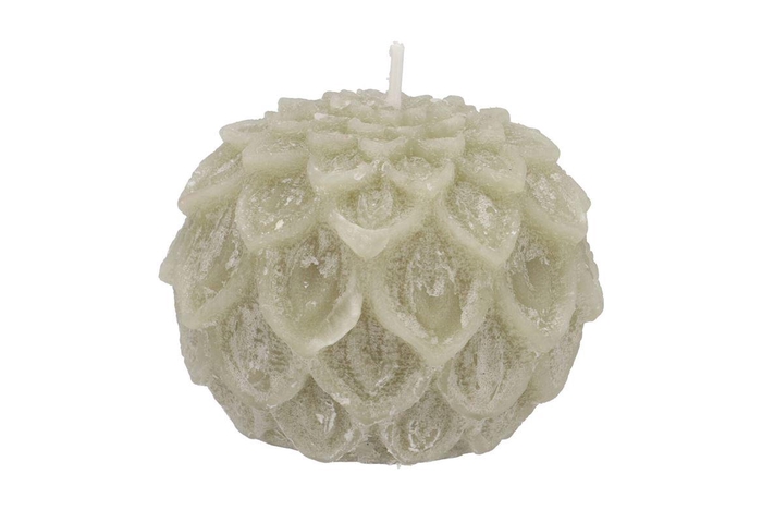 <h4>Candle Dahlia Pistache 9x7cm</h4>