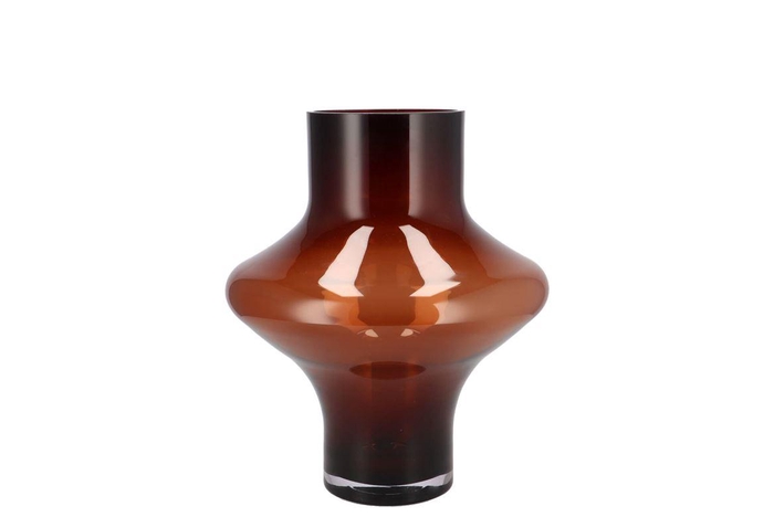 Filou Brown Vase Sphere 17x20cm