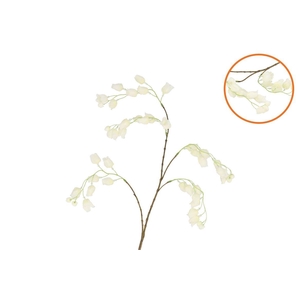 Silk Bellflower White 88cm