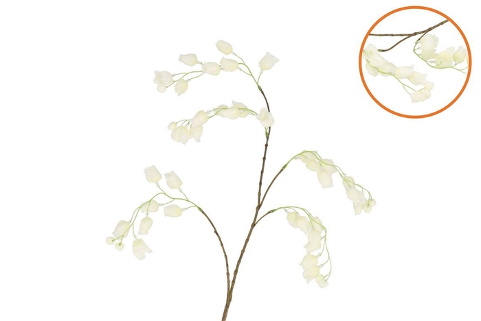 <h4>Silk Bellflower White 88cm</h4>