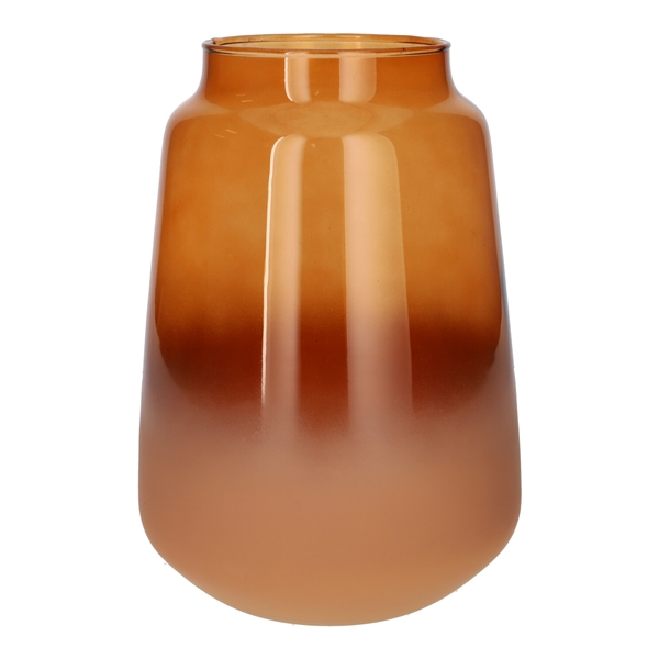 <h4>Vase Rosie d10.4\\17xh24.2 brown matt\\transp</h4>