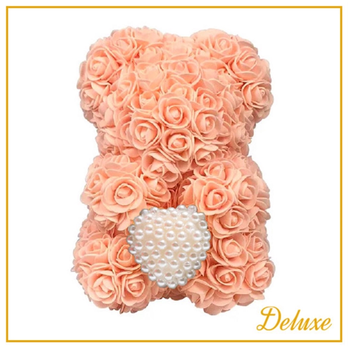 <h4>Bear Deluxe On Standard Orange + Diamond Heart</h4>