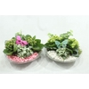 0232 GLAS 28 ROZE/WIT