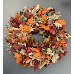 Dried wreath autumn no 6 oakleaves - 30 cm
