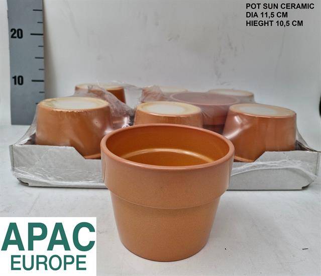 <h4>DECO POT YELLOW P11</h4>