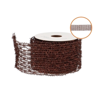 Ribbon Amaze Wired Ribbon Brons 5mx63mm