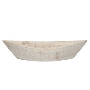 Wood boat 42 14 8 5cm