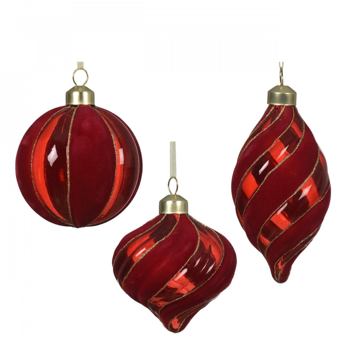 <h4>Kerstbal Bal deco glas 80mm</h4>