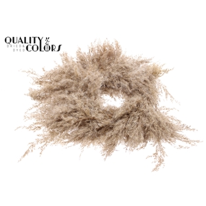 Pampas Wreath Large Ø 25cm Natural
