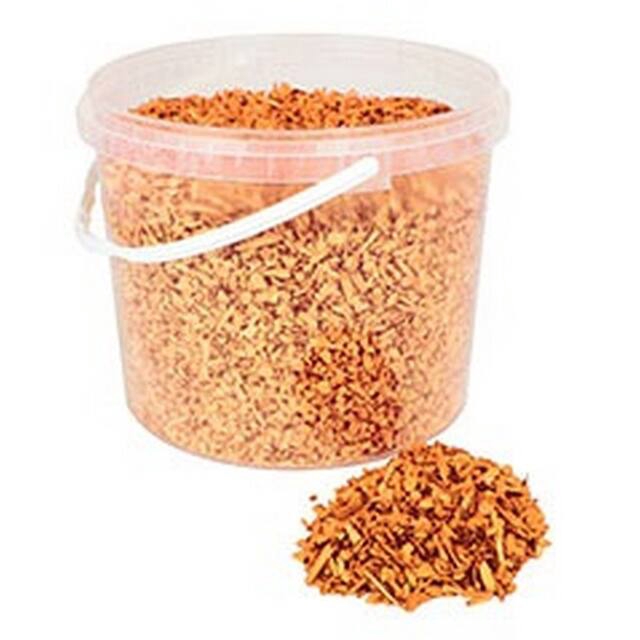 <h4>Wood chips 10 litre bucket orange</h4>