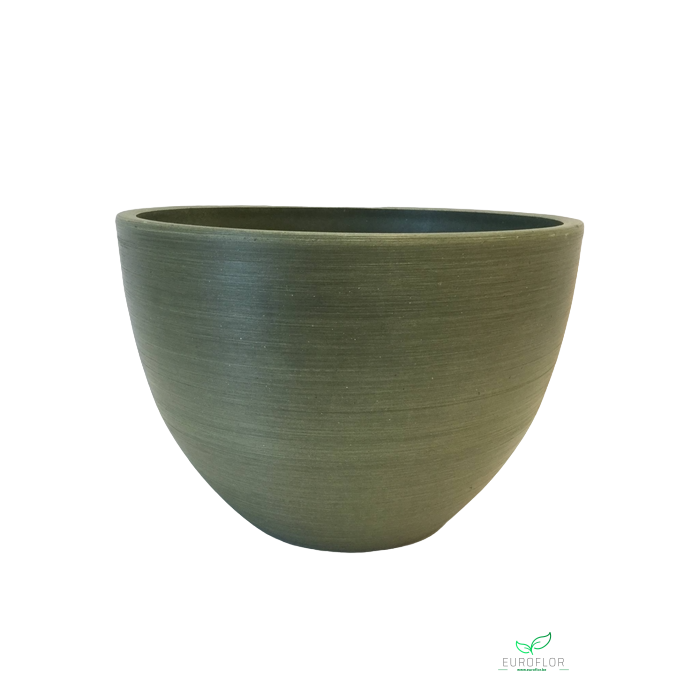 <h4>COCOON ECO FRIENDLY POT  Ø20X14 CM S-FINISH OLIVE</h4>