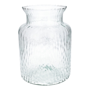 DF01-883908200 - Vase Hammer Bose d15/19xh25.5 clear Eco